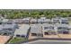 Aerial view of a neighborhood showcasing the roof and layout of the homes at 6727 N 9Th Dr, Phoenix, AZ 85013