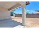 Covered patio with a view of the backyard space, perfect for outdoor living at 6727 N 9Th Dr, Phoenix, AZ 85013