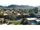 Aerial view of community with mountain backdrop at 10419 N 10Th Pl # 2, Phoenix, AZ 85020