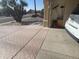 Neat driveway with decorative stamped concrete finish at 14226 W Via Montoya --, Sun City West, AZ 85375