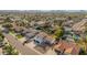 Aerial view showing house, neighborhood, and pool at 15806 N 45Th Pl, Phoenix, AZ 85032