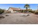 Spacious backyard with gravel and rock landscaping at 169 S Comanche Dr, Chandler, AZ 85224