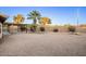 Large backyard with gravel and desert landscaping at 169 S Comanche Dr, Chandler, AZ 85224