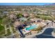 Community pool and recreation area from above at 17353 N 99Th St, Scottsdale, AZ 85255