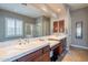 Double vanity bathroom with updated cabinetry at 17353 N 99Th St, Scottsdale, AZ 85255