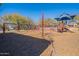 Playground with climbing structures, swings, and a shaded area at 17353 N 99Th St, Scottsdale, AZ 85255