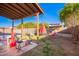 Relaxing backyard with patio furniture at 17463 N 63Rd Dr, Glendale, AZ 85308