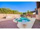 Sparkling kidney shaped pool with diving board at 17463 N 63Rd Dr, Glendale, AZ 85308