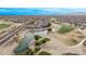 Aerial view of golf course and lake at 17802 N Bridle Ln, Surprise, AZ 85374