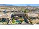 Stunning aerial view of a house with a pool and backyard at 17842 W Chuckwalla Canyon Rd, Goodyear, AZ 85338