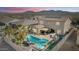 Stunning backyard oasis with a pool and spa at 17842 W Chuckwalla Canyon Rd, Goodyear, AZ 85338