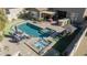 Relaxing pool and spa with ample patio space at 17842 W Chuckwalla Canyon Rd, Goodyear, AZ 85338