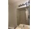 Clean bathroom with a large vanity mirror at 205 N 74Th St # 205, Mesa, AZ 85207