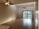 Spacious living room with hardwood floors and high ceilings at 205 N 74Th St # 205, Mesa, AZ 85207