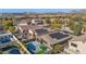 Aerial view of homes with solar panels, pools, and lush landscaping at 2227 W Calle Del Sol --, Phoenix, AZ 85085