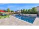 Inviting backyard pool with spa and lounge chairs at 2227 W Calle Del Sol --, Phoenix, AZ 85085