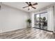 Living area with sliding glass doors to patio at 2524 S El Paradiso -- # 121, Mesa, AZ 85202