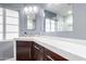 Modern bathroom with sleek countertops, updated vanity, and designer lighting at 2808 N Granite Reef Rd, Scottsdale, AZ 85257