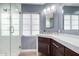 Elegant bathroom features a walk-in shower, modern fixtures, and bright lighting at 2808 N Granite Reef Rd, Scottsdale, AZ 85257