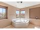 Corner bathtub with large windows and natural light at 2822 E Clifton Ct, Gilbert, AZ 85295