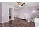 Bedroom with wood floors and built in closet at 2822 E Clifton Ct, Gilbert, AZ 85295