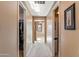 Bright hallway with access to multiple closets and bathroom at 2822 E Clifton Ct, Gilbert, AZ 85295