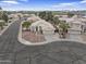 An elevated view of a single Gathering home on a corner lot with manicured landscaping at 2830 S Arroyo Ct, Chandler, AZ 85286