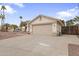 A single-Gathering home with a neutral paint scheme, concrete driveway, and a two-car garage at 2830 S Arroyo Ct, Chandler, AZ 85286