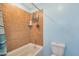 Bathroom featuring a bathtub and shower at 3501 E Apricot Ln, Gilbert, AZ 85298