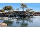 The Bridges at Gilbert community entrance with a scenic waterfall feature at 3501 E Apricot Ln, Gilbert, AZ 85298