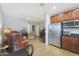 Kitchen with stainless steel appliances and island at 3501 E Apricot Ln, Gilbert, AZ 85298