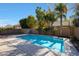 Inviting rectangular pool surrounded by landscaping at 3501 E Apricot Ln, Gilbert, AZ 85298