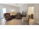 Relaxing sitting area with leather chairs and view of bathroom at 3501 E Apricot Ln, Gilbert, AZ 85298