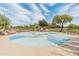 Community splash pad with surrounding benches and landscaping for relaxing outdoor fun at 3501 E Apricot Ln, Gilbert, AZ 85298