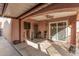 Covered patio with ceiling fan, great for relaxing or entertaining at 3621 W Glass Ln, Phoenix, AZ 85041