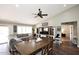 Bright dining area with hardwood floors and large windows at 4741 S Desert Dawn Dr, Gold Canyon, AZ 85118