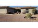 Single-story home with attached garage and landscaped front yard at 5124 W Onyx Ave, Glendale, AZ 85302