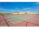 Well-maintained tennis court, perfect for active residents, with mountain views in the background at 6366 N 19Th St, Phoenix, AZ 85016