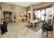 Formal dining room with elegant table and chairs at 6416 W Parkside Ln, Glendale, AZ 85310