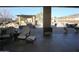 Covered patio overlooking the pool and backyard at 6416 W Parkside Ln, Glendale, AZ 85310