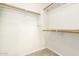 Spacious closet with double hanging rods and shelving at 6605 N 93Rd N Ave # 1082, Glendale, AZ 85305