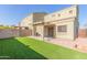 View of home and backyard with pergola at 8827 W Dahlia Dr, Peoria, AZ 85381