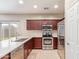 Modern kitchen with stainless steel appliances and ample cabinetry at 8827 W Dahlia Dr, Peoria, AZ 85381