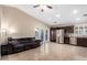 Open concept kitchen and living area with tile flooring at 10506 W Pasadena Ave, Glendale, AZ 85307