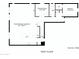 First floor layout featuring an open kitchen, dining, and living area, exercise room and bedroom at 13235 W Tether Trl, Peoria, AZ 85383