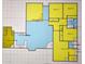 Detailed floor plan illustrating the layout of the bedrooms, bathrooms, and kitchen at 1865 W Keating Ave, Mesa, AZ 85202