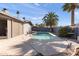 Inviting rectangular pool in a sunny backyard setting at 1865 W Keating Ave, Mesa, AZ 85202