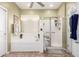 Bright bathroom with separate tub and shower at 19308 W Jefferson St, Buckeye, AZ 85326