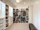 Large walk-in closet with ample shelving and hanging space at 20628 E Natalie Way, Queen Creek, AZ 85142