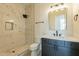 Bathroom with vanity and shower at 2383 E Cana Ln, Casa Grande, AZ 85194